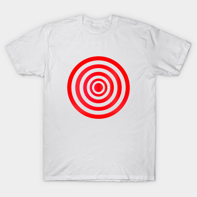 Target. Purpose. Red and white circles. by EvgeniiV